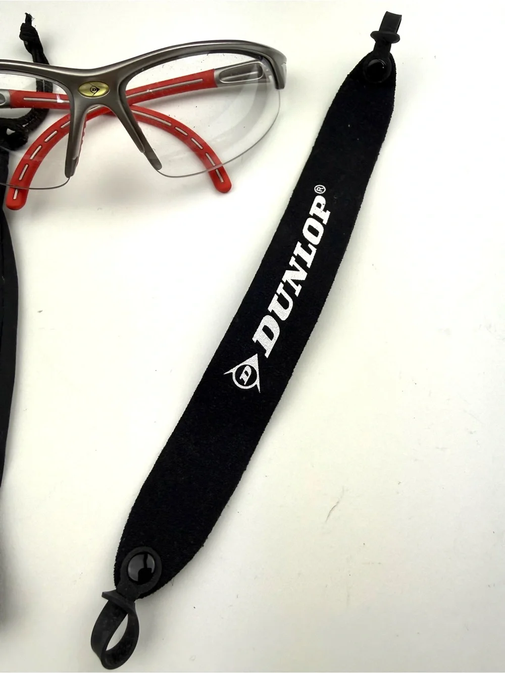 Dunlop Sports Competition Protective glasses red & silver